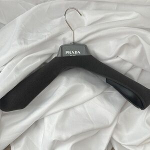 Prada Gray and Black Hanger